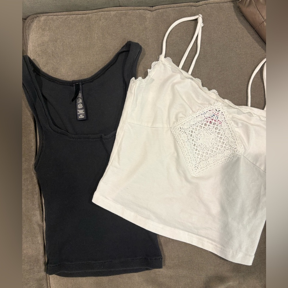 6 tank tops size small skims, edikted brandy mellvil